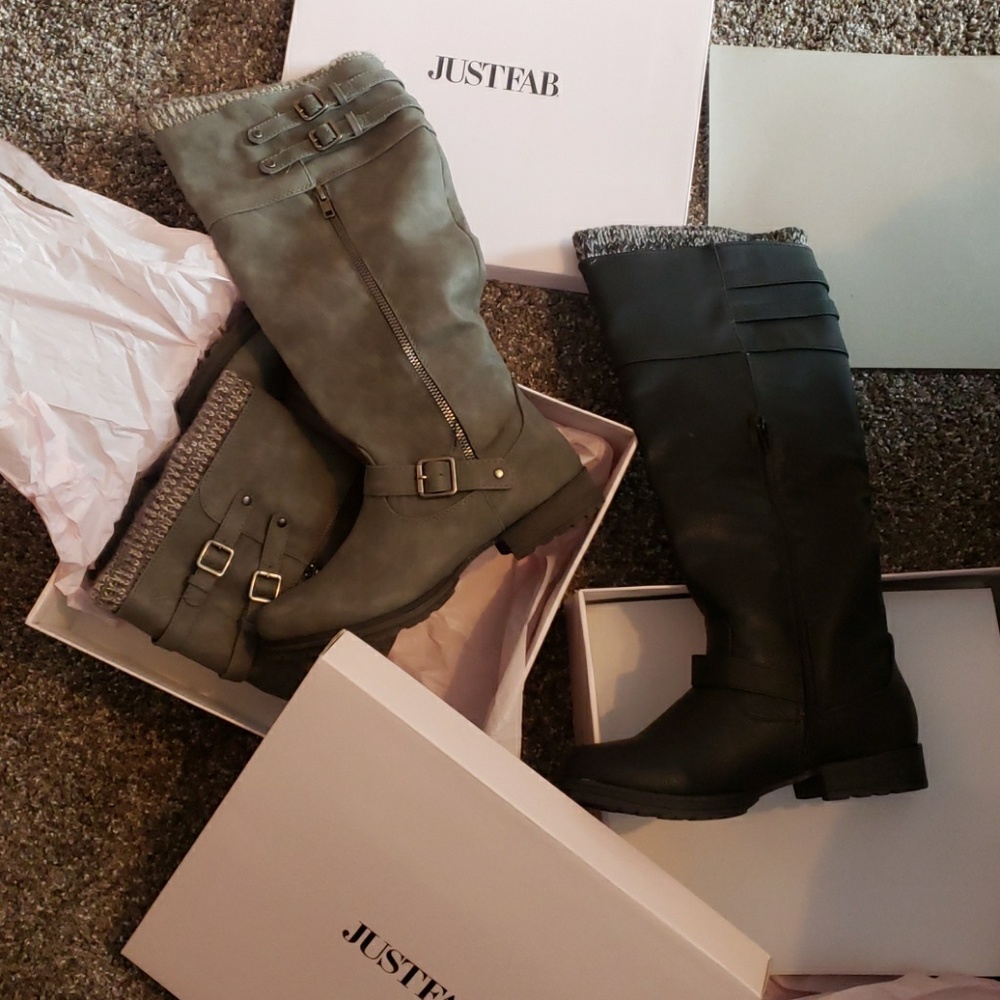 Just fab boots Brad new